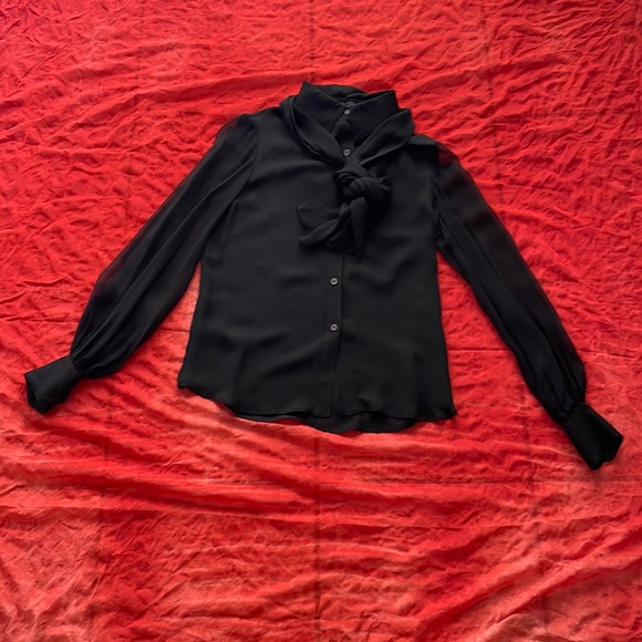 Alexander Berardi New York women hand crafted silk blouse button down shirt - Picture 1 of 8